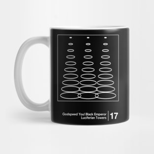 Luciferian Towers - Minimalist Graphic Design Artwork Mug